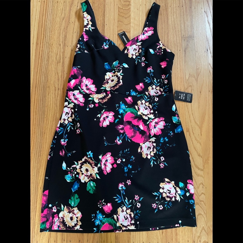 Express Women’s Floral Pattern Dress. Medium.